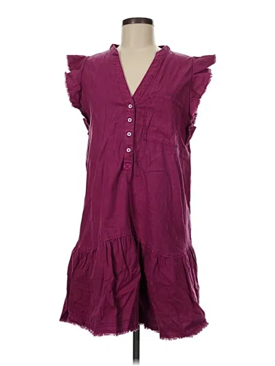 Pre-owned Pilcro Casual Dress In Purple
