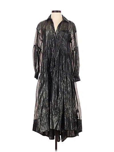 Pre-owned Pilcro Casual Dress In Silver