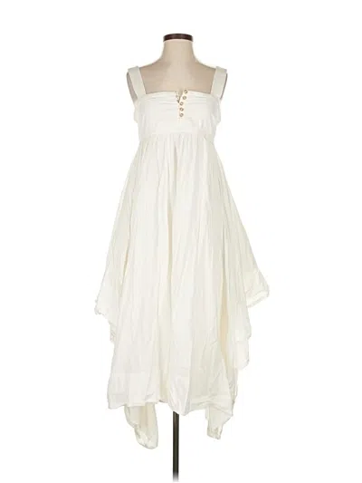 Pre-owned Pilcro Casual Dress In White