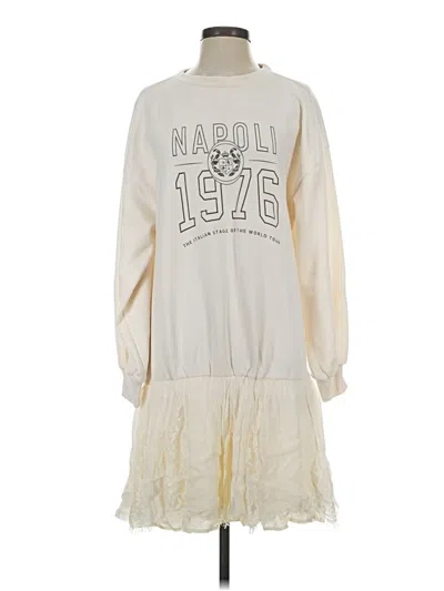 Pre-owned Pilcro Casual Dress In White