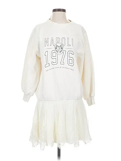 Pre-owned Pilcro Casual Dress In White