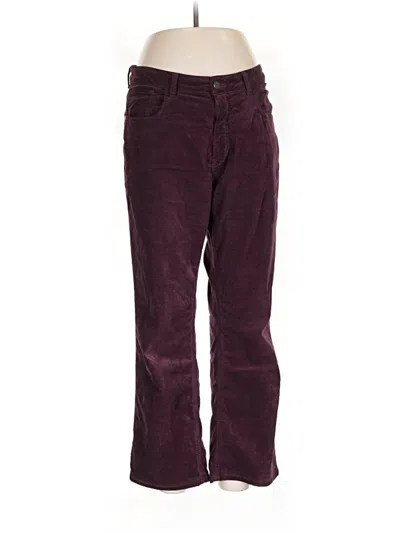 Pre-owned Pilcro Casual Pants In Burgundy