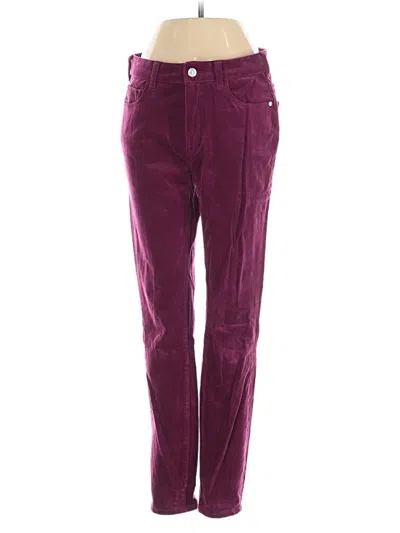 Pre-owned Pilcro Casual Pants In Burgundy