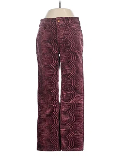 Pre-owned Pilcro Casual Pants In Burgundy