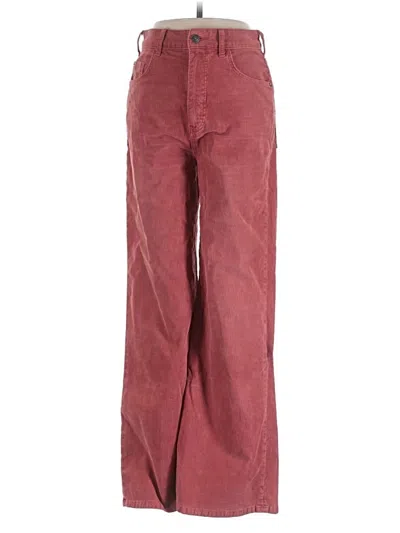 Pre-owned Pilcro Casual Pants In Burgundy