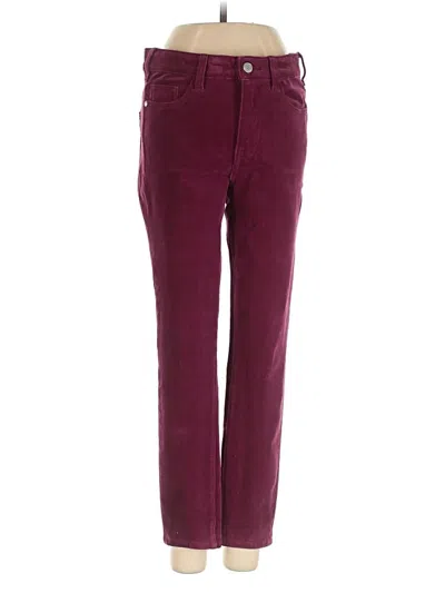 Pre-owned Pilcro Casual Pants In Burgundy