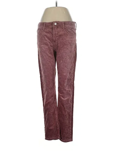Pre-owned Pilcro Casual Pants In Burgundy