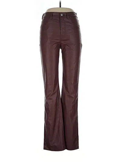 Pre-owned Pilcro Casual Pants In Burgundy