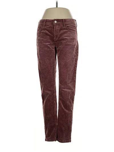 Pre-owned Pilcro Casual Pants In Burgundy
