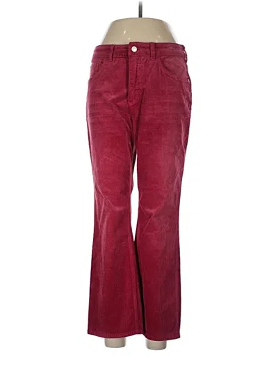 Pre-owned Pilcro Casual Pants In Burgundy