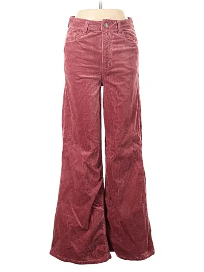 Pre-owned Pilcro Casual Pants In Burgundy
