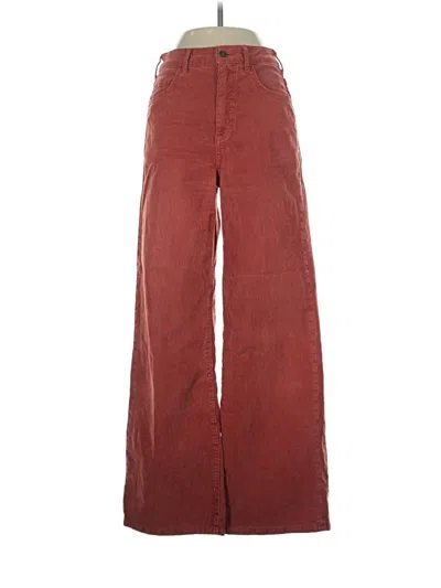 Pre-owned Pilcro Casual Pants In Burgundy
