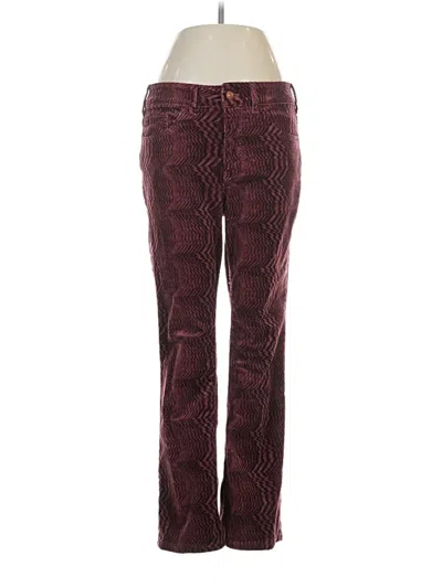 Pre-owned Pilcro Casual Pants In Burgundy