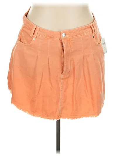 Pre-owned Pilcro Casual Skirt In Orange