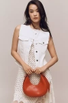 Pilcro Collarless Denim Vest Jacket