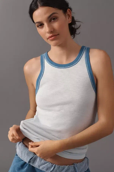 Pilcro Cotton Tank Top In Multi