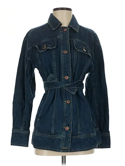 Pre-owned Pilcro Denim Jacket In Blue