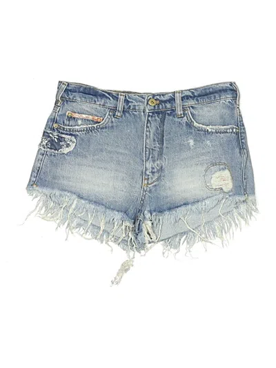Pre-owned Pilcro Denim Shorts In Blue