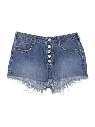 Pre-owned Pilcro Denim Shorts In Blue