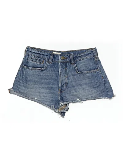 Pre-owned Pilcro Denim Shorts In Blue
