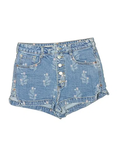Pre-owned Pilcro Denim Shorts In Blue