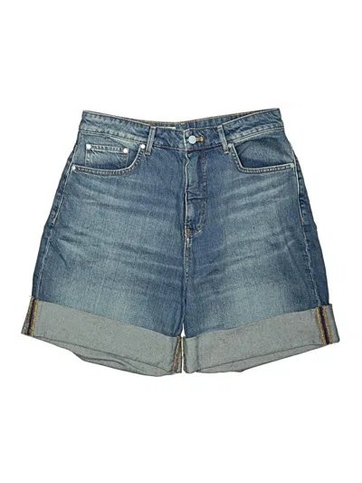 Pre-owned Pilcro Denim Shorts In Blue