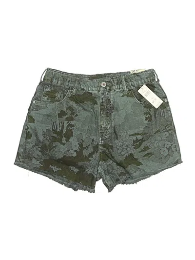 Pre-owned Pilcro Denim Shorts In Green
