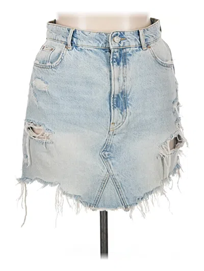 Pre-owned Pilcro Denim Skirt In Blue