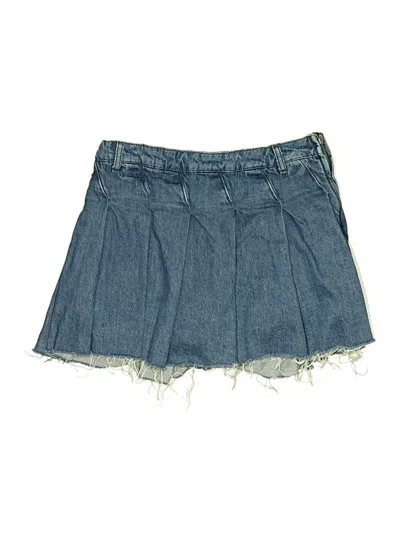 Pre-owned Pilcro Denim Skirt In Blue
