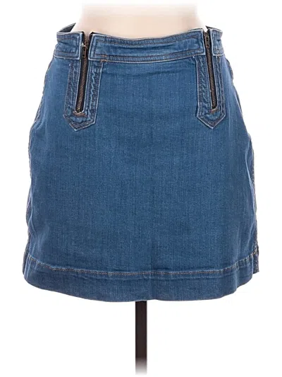 Pre-owned Pilcro Denim Skirt In Blue