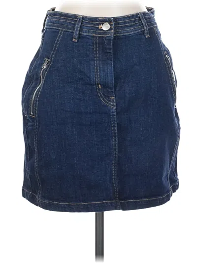 Pre-owned Pilcro Denim Skirt In Blue