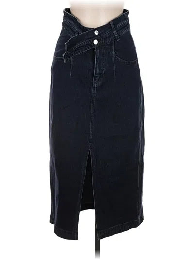 Pre-owned Pilcro Denim Skirt In Blue