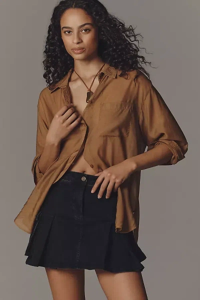 Pilcro Denim Utility Skort In Multi