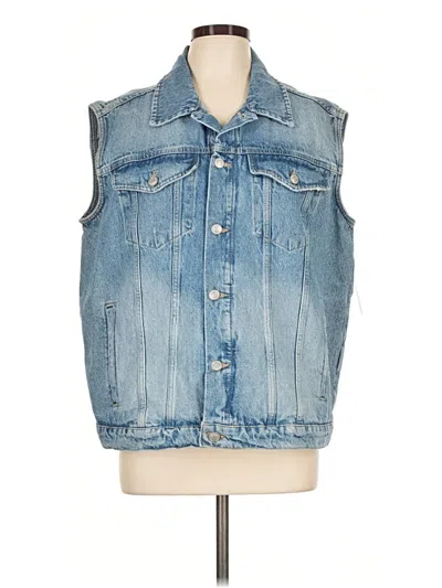 Pre-owned Pilcro Denim Vest In Blue