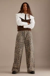 Pilcro Double Hem High-rise Barrel Jeans In Multicolor