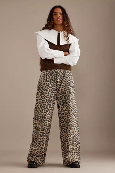 Pilcro Double Hem High-rise Barrel Jeans In Multicolor
