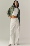 Pilcro Drawstring Barrel Pants In White