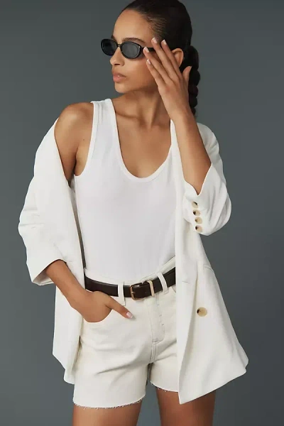 Pilcro Everyday Denim Shorts In White