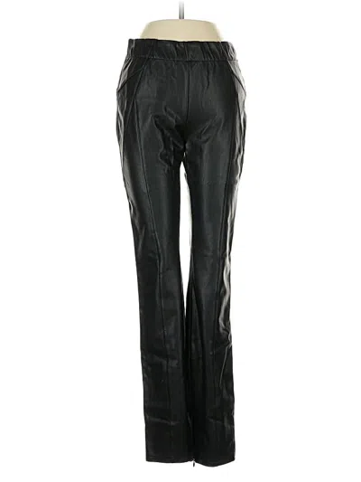 Pre-owned Pilcro Faux Leather Pants In Black