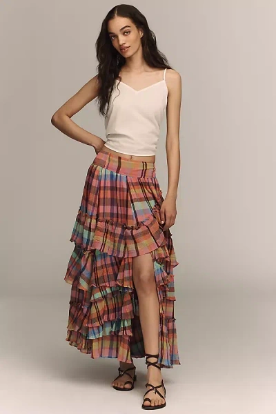 Pilcro Festival Maxi Skirt In Multi
