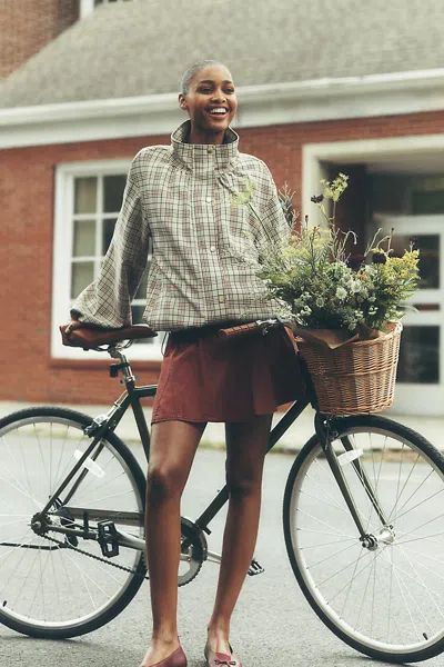 Pilcro Foldover Mini Skirt In Pink