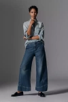 Pilcro Full Curve High-rise Wide-leg Jeans In Blue