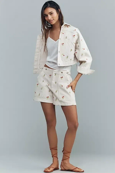 Pilcro Henri Camper Shorts By  In White