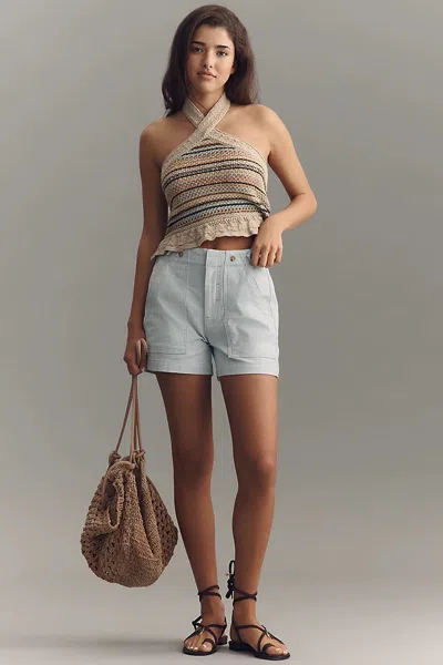 Pilcro Henri Camper Shorts In Grey
