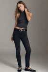Pilcro High-rise Ankle Skinny Jeans In Black