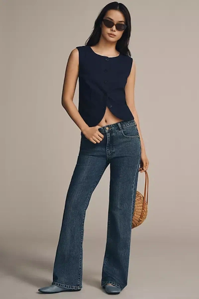 Pilcro High-rise Bootcut Jeans In Blue