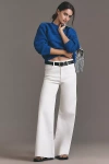 Pilcro High-rise Flare Jeans In White