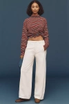 Pilcro High-rise Tapered Jeans In White