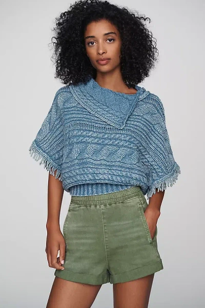 Pilcro Izzie Denim Shorts In Green