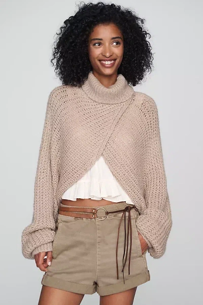 Pilcro Izzie Relaxed Pull-on Shorts In Neutral